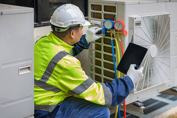 Professional Ductwork Repair technician working in Newbury, OH